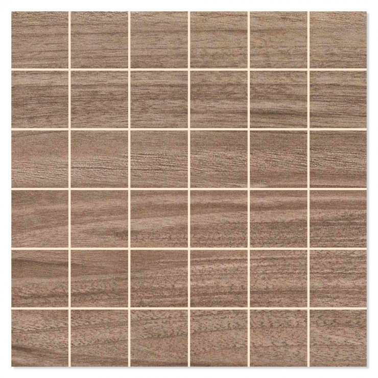 Mosaik Klinker Kirova Brun Sauce Mat 30x30 (5x5) cm-0